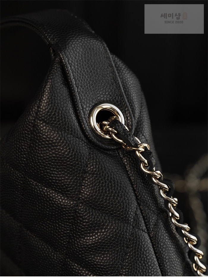 C H A N E L 샤넬 25C HAAS 호보 백 블랙 Bag 18번 이미지