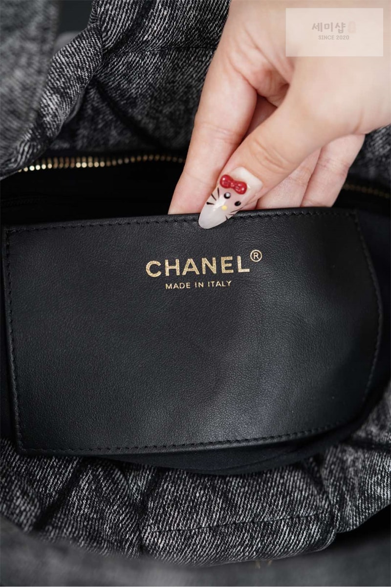 C H A N E L 샤넬 25K 위시드 데님 CC 보우백 리본백 위시드데님 Bag 10번 이미지