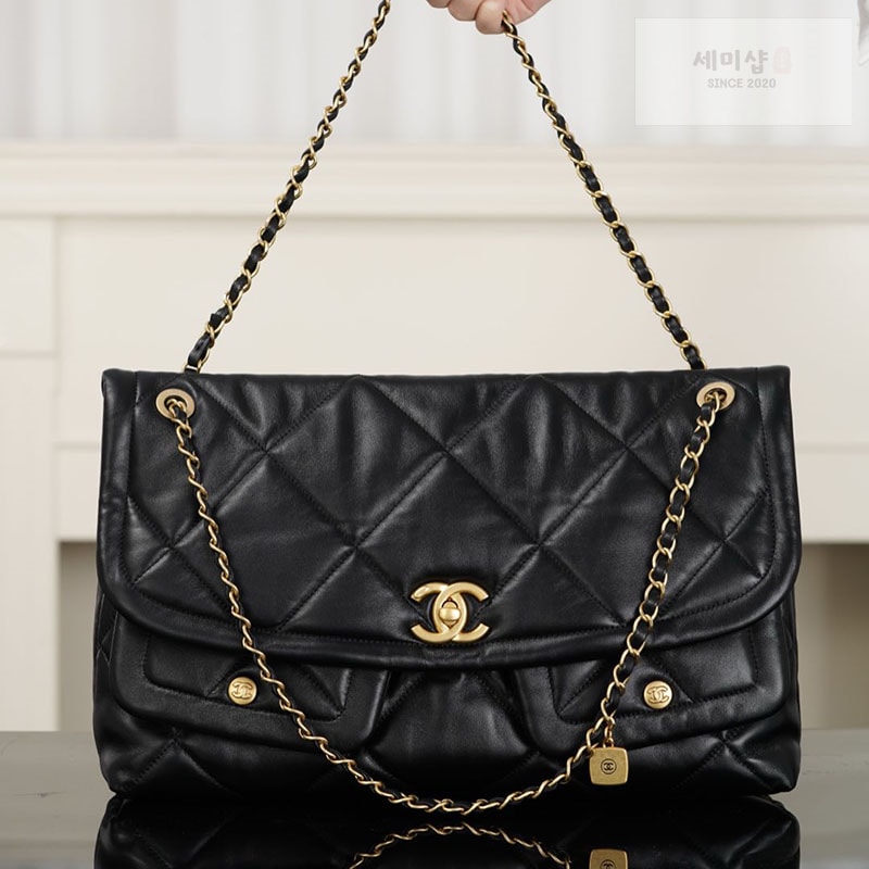 샤넬 샤넬 25K 투 포켓 맥시 플랩백 레플리카 1번 이미지 - Bag | 세미샵 레플리카 사이트