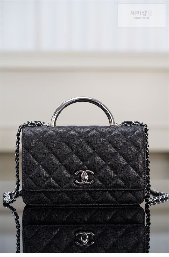 C H A N E L 샤넬 25P WOC 코코 핸들 플랩 백 블랙 Bag 1번 이미지