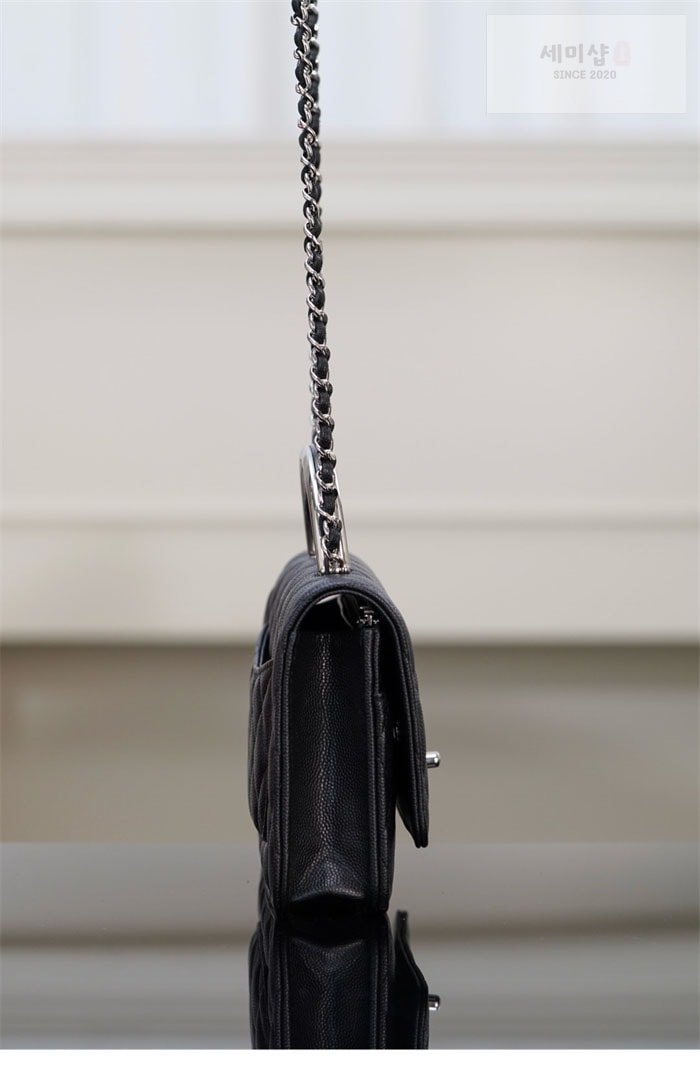 C H A N E L 샤넬 25P WOC 코코 핸들 플랩 백 블랙 Bag 2번 이미지