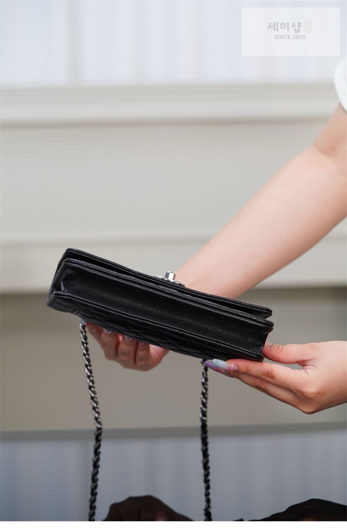 C H A N E L 샤넬 25P WOC 코코 핸들 플랩 백 블랙 Bag 20번 이미지