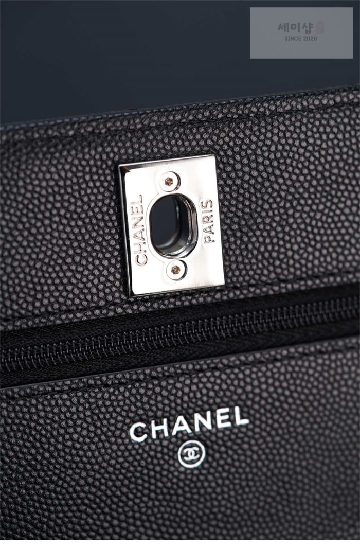 C H A N E L 샤넬 25P WOC 코코 핸들 플랩 백 블랙 Bag 9번 이미지