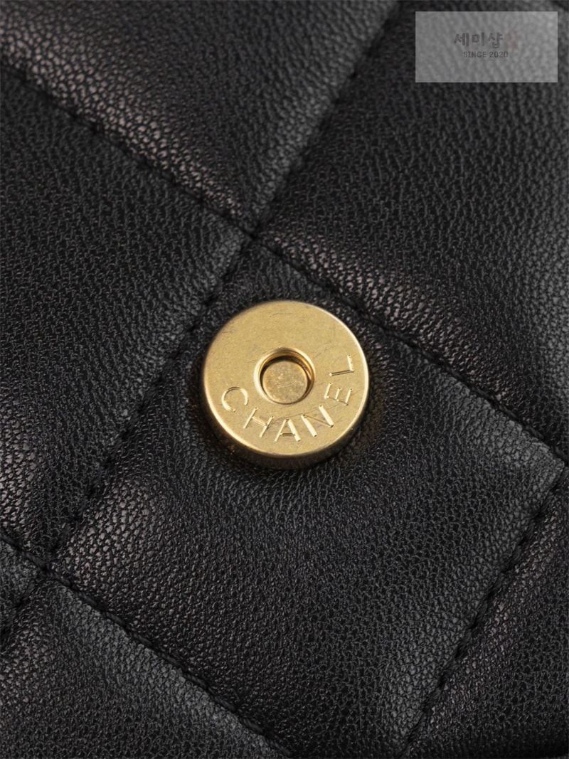 C H A N E L 샤넬 25c 크루즈 호보 백 맥시 골드메탈 블랙 블랙 Bag 6번 이미지