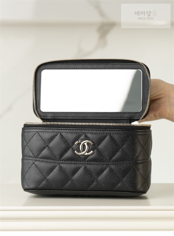 C H A N E L 샤넬 25c 탑핸들 베니티백 2 Color 블랙 Bag 10번 이미지