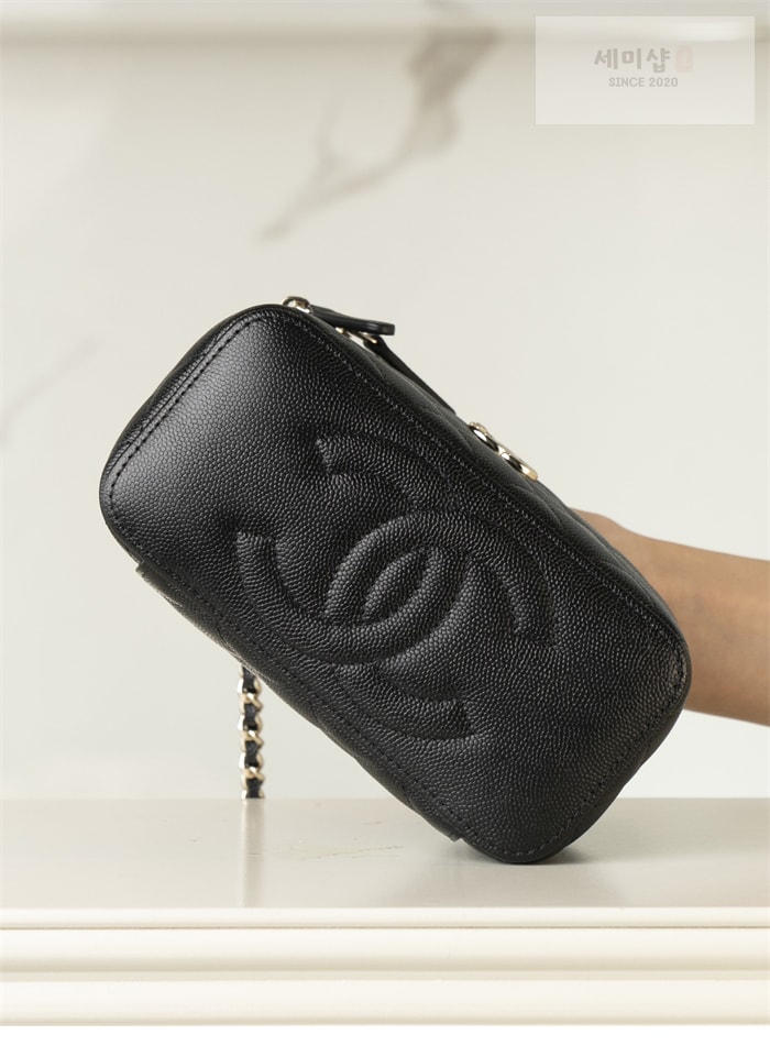 C H A N E L 샤넬 25c 탑핸들 베니티백 2 Color 블랙 Bag 3번 이미지