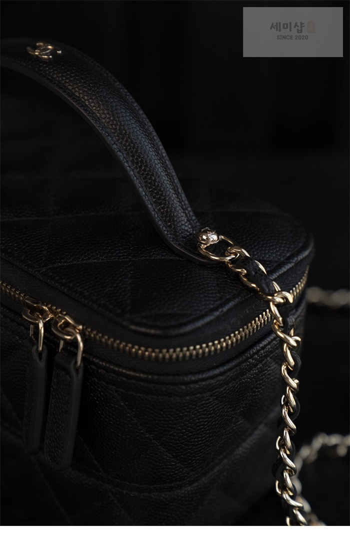 C H A N E L 샤넬 25c 탑핸들 베니티백 2 Color 블랙 Bag 21번 이미지