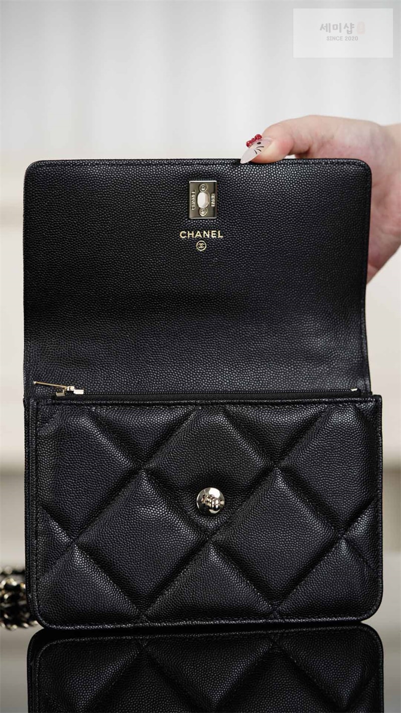 C H A N E L 샤넬 25k 탑 핸들 체인 백팩 블랙 Bag 11번 이미지
