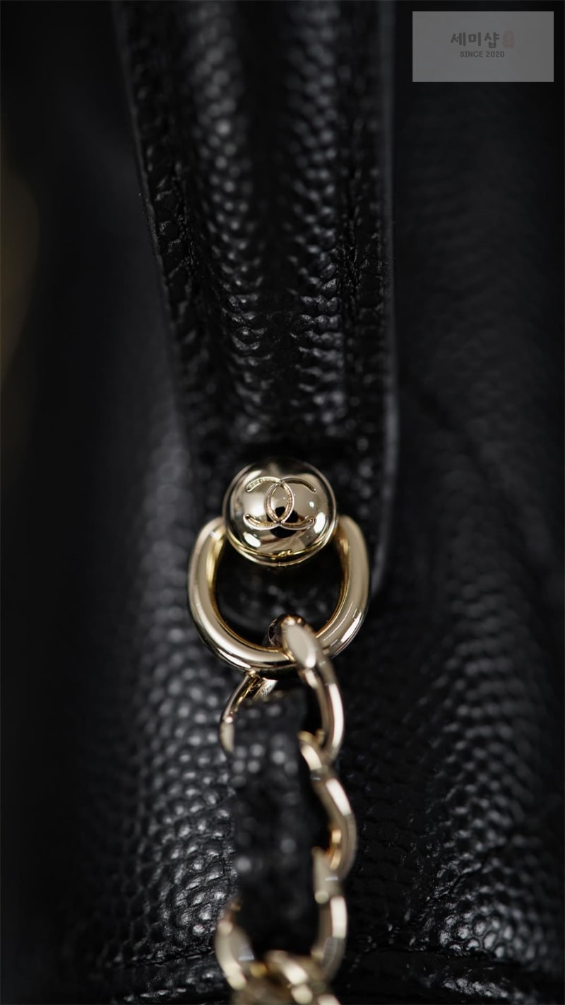 C H A N E L 샤넬 25k 탑 핸들 체인 백팩 블랙 Bag 9번 이미지