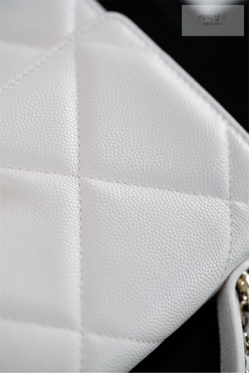 C H A N E L 샤넬 25k 탑 핸들 체인 백팩 화이트 Bag 5번 이미지