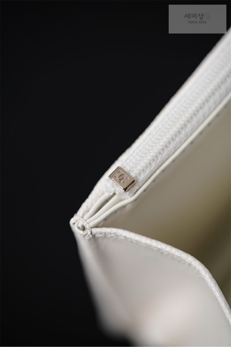 C H A N E L 샤넬 25k 탑 핸들 체인 백팩 화이트 Bag 1번 이미지