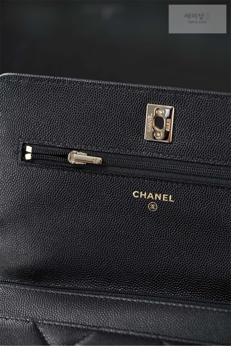 C H A N E L 샤넬 25k woc 윌렛 온 체인 백 블랙 Bag 11번 이미지
