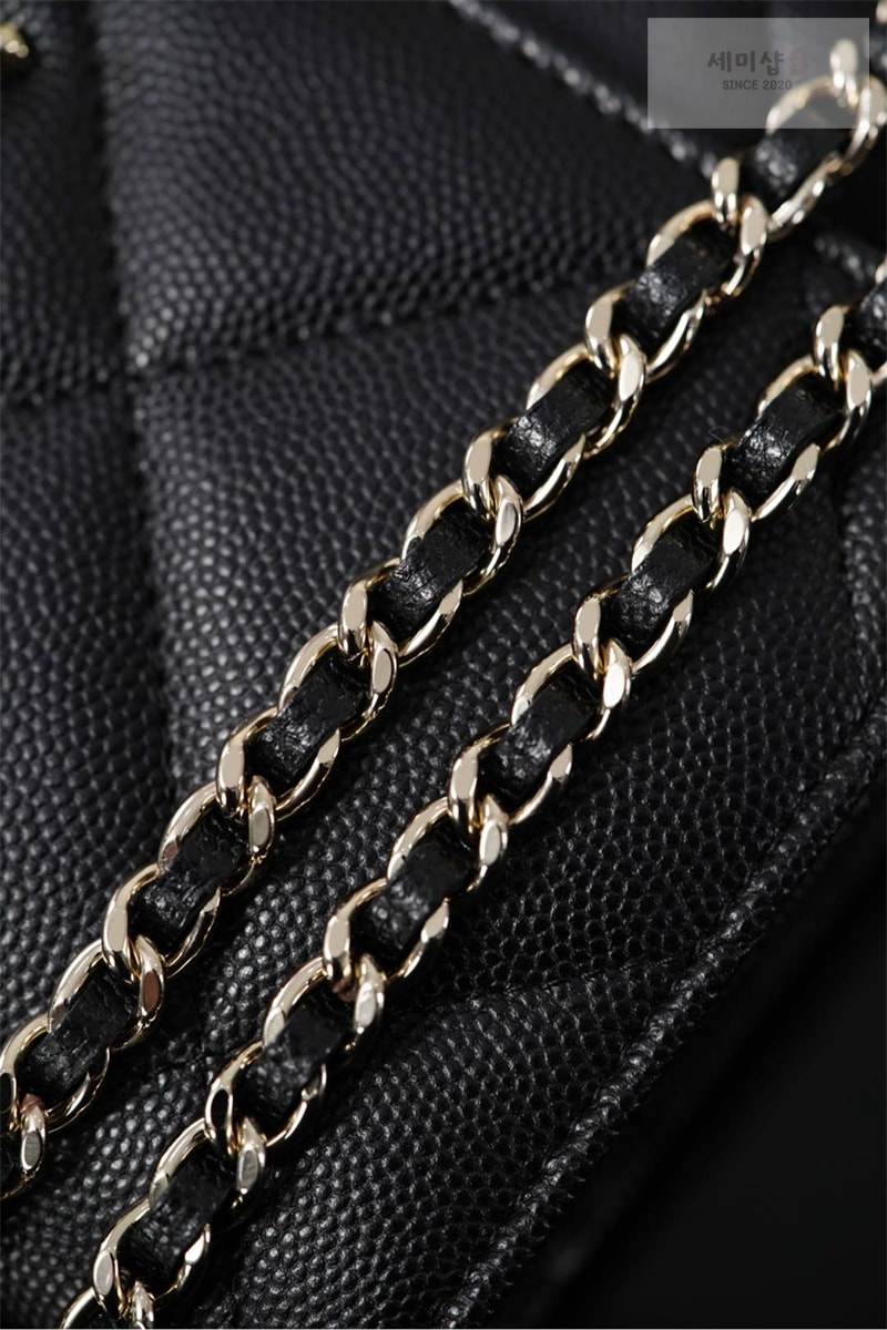 C H A N E L 샤넬 25k woc 윌렛 온 체인 백 블랙 Bag 8번 이미지