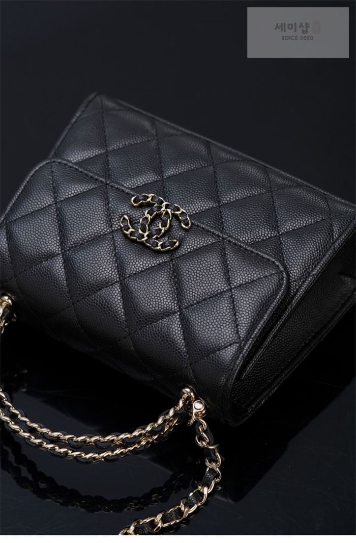 C H A N E L 샤넬 25s 탑핸들 켈리 미니 플랩 백 블랙 Bag 11번 이미지