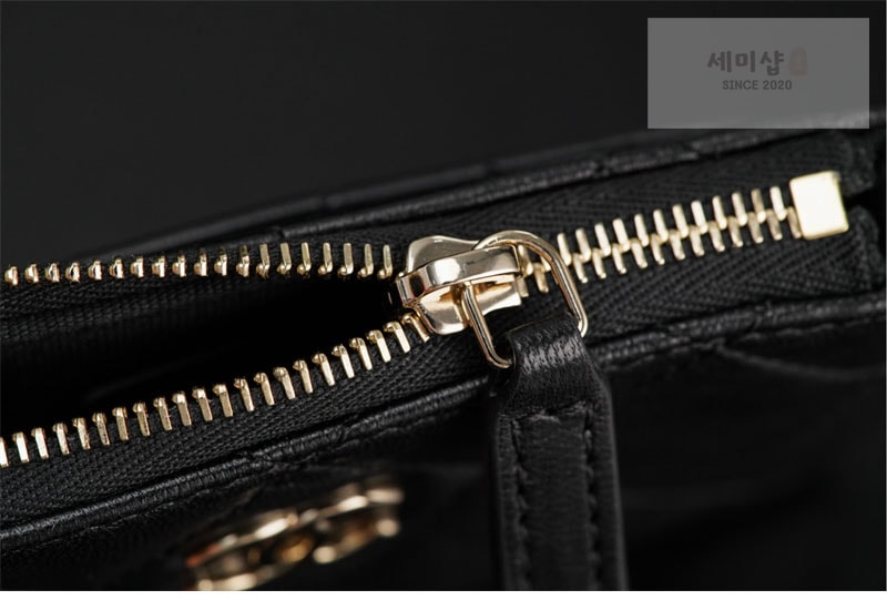 C H A N E L 샤넬 25ss 메시 골드메탈 체인 미니 백 블랙 Bag 6번 이미지