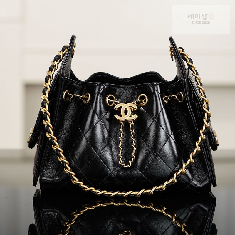 샤넬 샤넬 26C 25백 미니 블랙 골드메탈 레플리카 15번 이미지 - Bag | 세미샵 레플리카 사이트