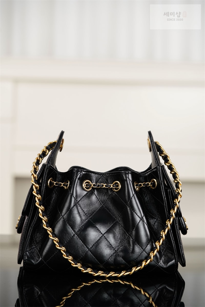 샤넬 샤넬 26C 25백 미니 블랙 골드메탈 레플리카 12번 이미지 - Bag | 세미샵 레플리카 사이트