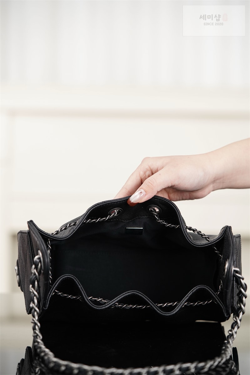샤넬 샤넬 26C 25백 미니 블랙 실버메탈 레플리카 8번 이미지 - Bag | 세미샵 레플리카 사이트