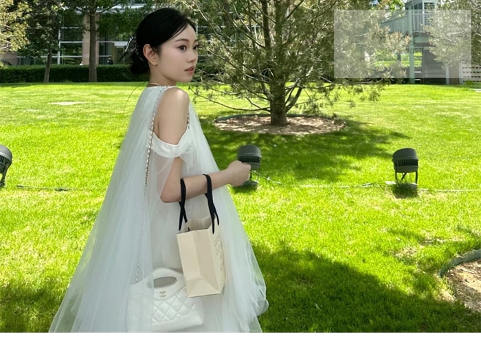 C H A N E L 샤넬 31 나노 숄더 핸드백 화이트 Bag 14번 이미지