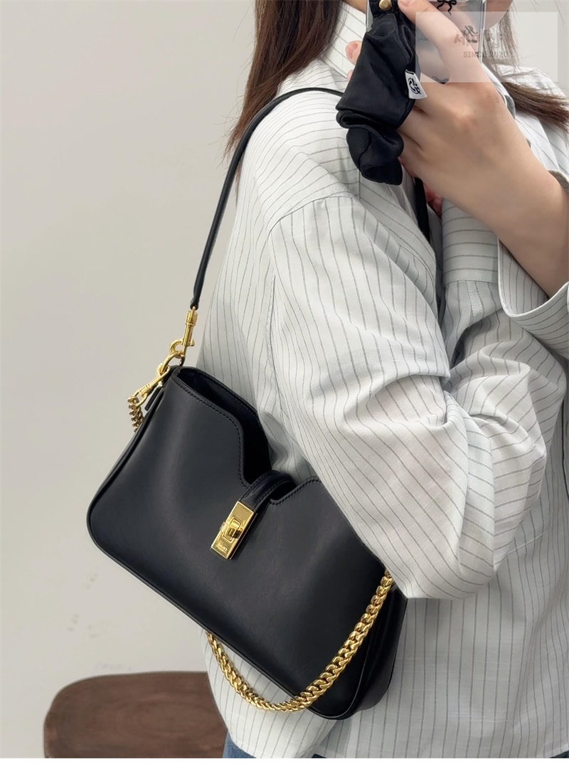 C E L I N E 셀린느 까미유 16 소프트백 블랙 122703 Bag 1번 이미지