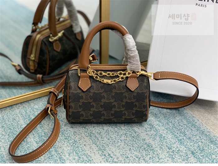 C E L I N E 셀린느 나노 미니 보스턴백 트리옹프 캔버스 Bag 3번 이미지
