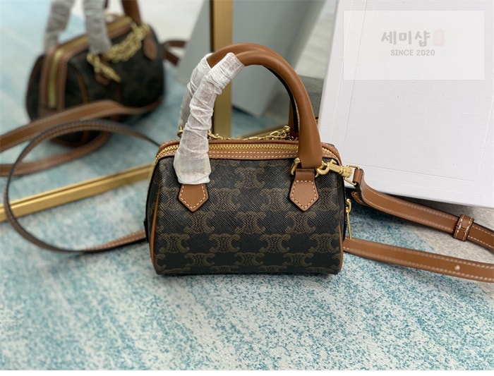 C E L I N E 셀린느 나노 미니 보스턴백 트리옹프 캔버스 Bag 1번 이미지