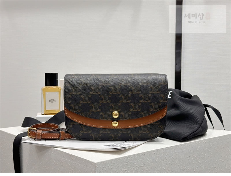 C E L I N E 셀린느 듀오 스트랩 월렛 백 트리옹프 캔버스 10P672 Bag 8번 이미지