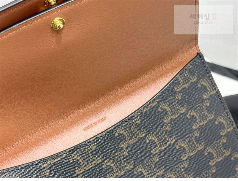 C E L I N E 셀린느 듀오 스트랩 월렛 백 트리옹프 캔버스 10P672 Bag 16번 이미지