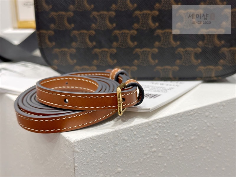 C E L I N E 셀린느 듀오 스트랩 월렛 백 트리옹프 캔버스 10P672 Bag 17번 이미지