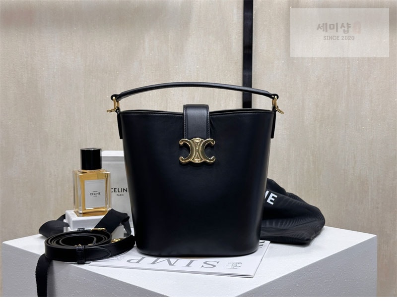 C E L I N E 셀린느 루이즈 스몰 숄더백 소프트 카프스킨 119713 블랙 Bag 6번 이미지