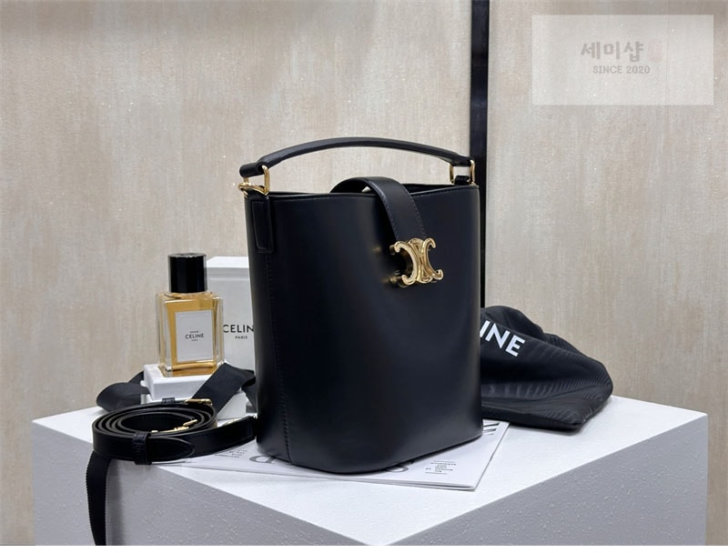 C E L I N E 셀린느 루이즈 스몰 숄더백 소프트 카프스킨 119713 블랙 Bag 20번 이미지