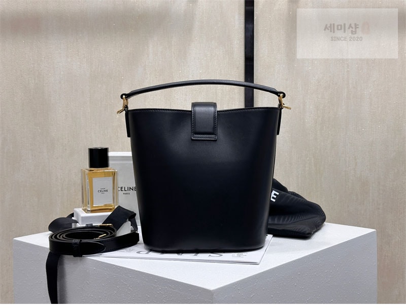C E L I N E 셀린느 루이즈 스몰 숄더백 소프트 카프스킨 119713 블랙 Bag 7번 이미지