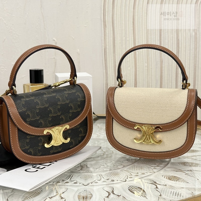C E L I N E 셀린느 미니 베사체 클레아 트리오페 캔버스 10K502 베이지 Bag 2번 이미지