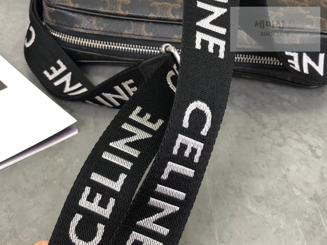 C E L I N E 셀린느 미디움 메신저백 트리오페 캔버스 Bag 9번 이미지