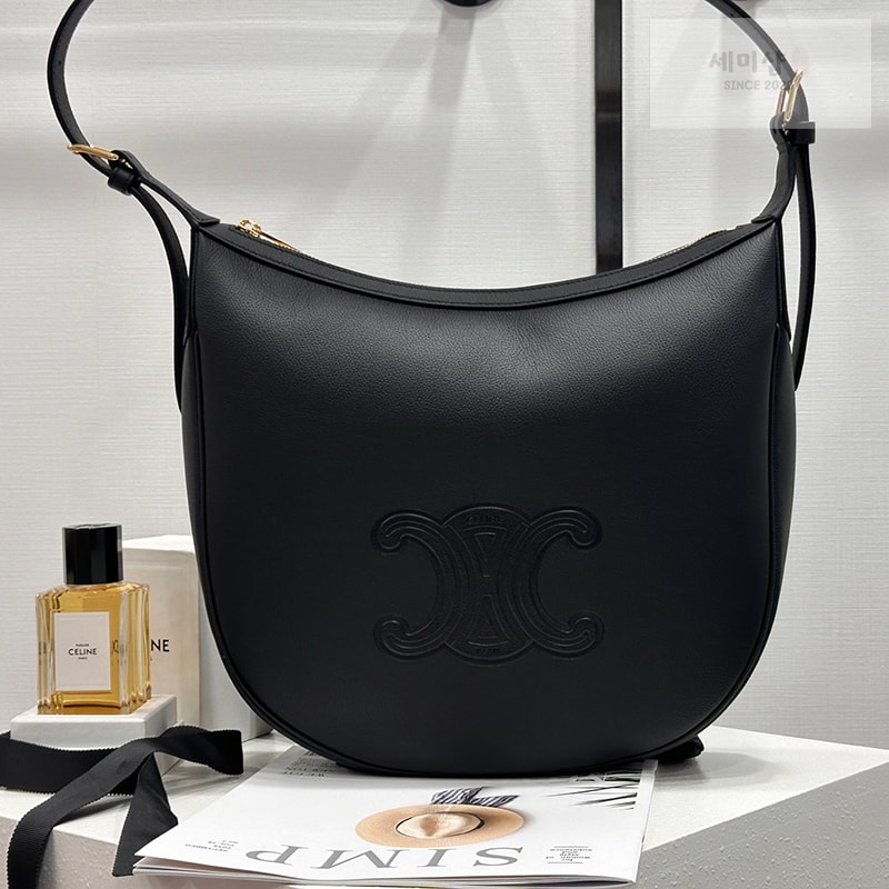 C E L I N E 셀린느 미디엄 엘로이즈 백 블랙 114713 Bag 2번 이미지