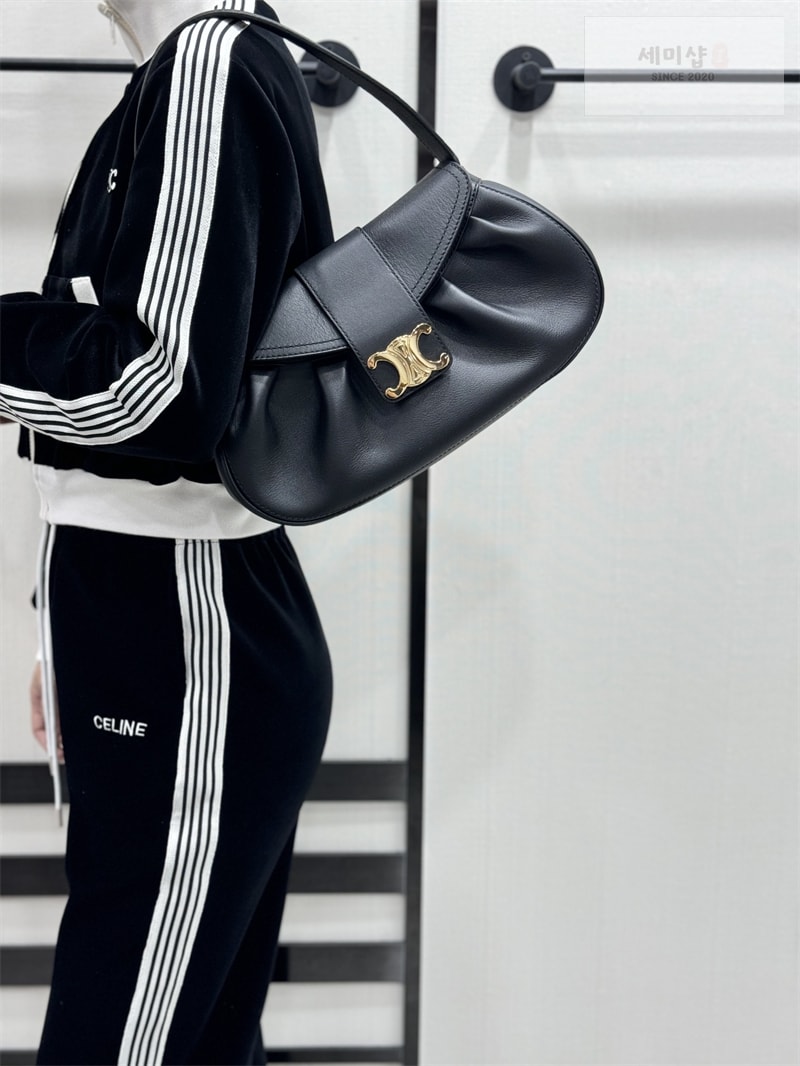 C E L I N E 셀린느 미디엄 폴리 숄더백 115633 브라운 Bag 9번 이미지