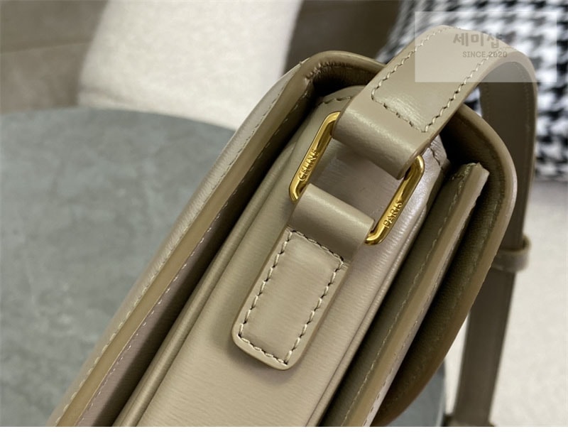 C E L I N E 셀린느 베사체 크로스백 샤이니 카프스킨 110413 블랙 Bag 9번 이미지