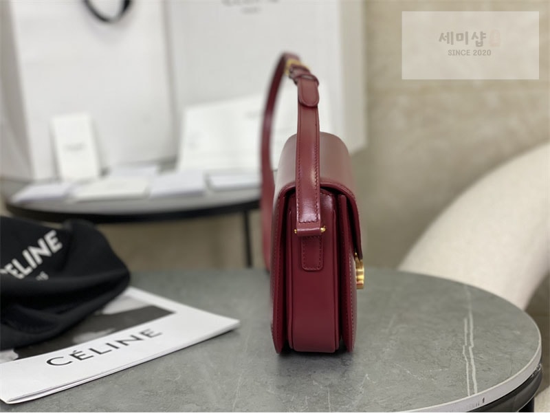 C E L I N E 셀린느 베사체 크로스백 샤이니 카프스킨 110413 블랙 Bag 30번 이미지