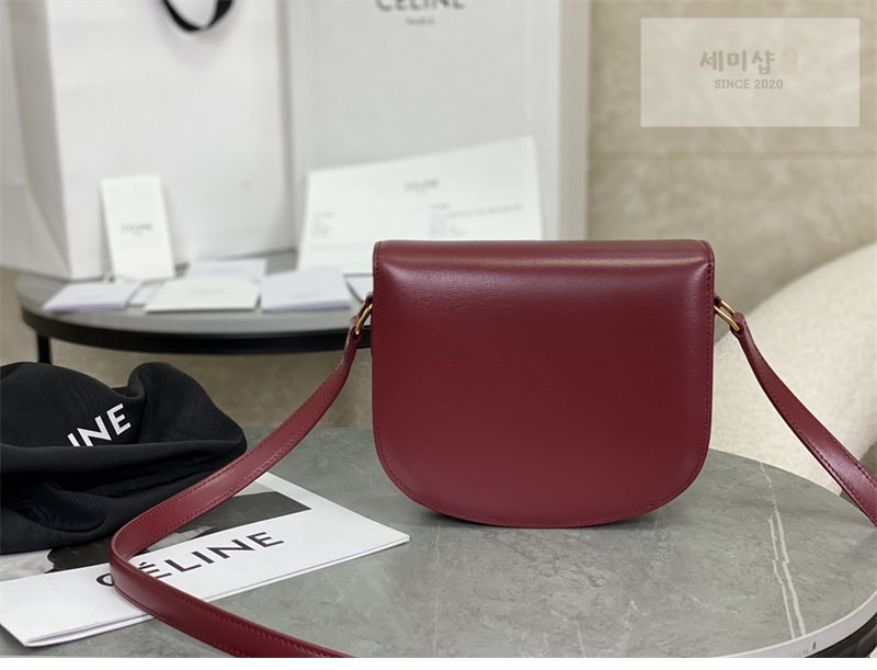 C E L I N E 셀린느 베사체 크로스백 샤이니 카프스킨 110413 블랙 Bag 22번 이미지