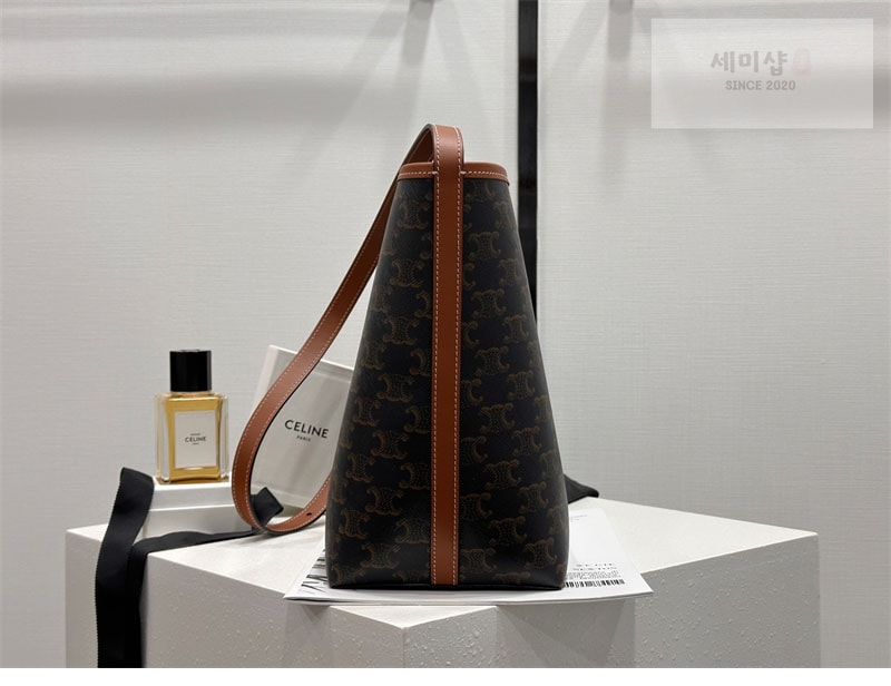 C E L I N E 셀린느 소프트 쇼퍼백 트리옹프 캔버스 탄 123912 Bag 8번 이미지