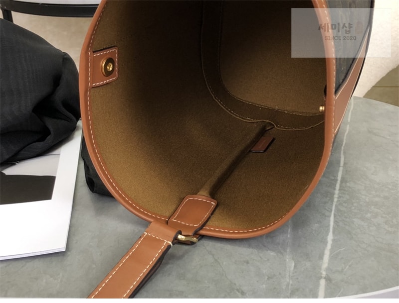 셀린느 셀린느 스몰 버킷백 트리옹프 캔버스 탄 191442 Bag 3번 이미지