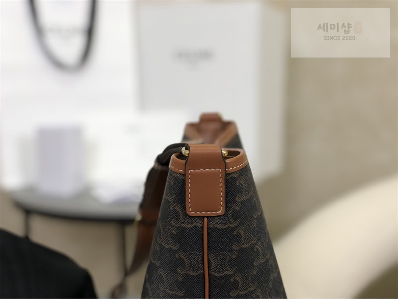 셀린느 셀린느 스몰 버킷백 트리옹프 캔버스 탄 191442 Bag 13번 이미지