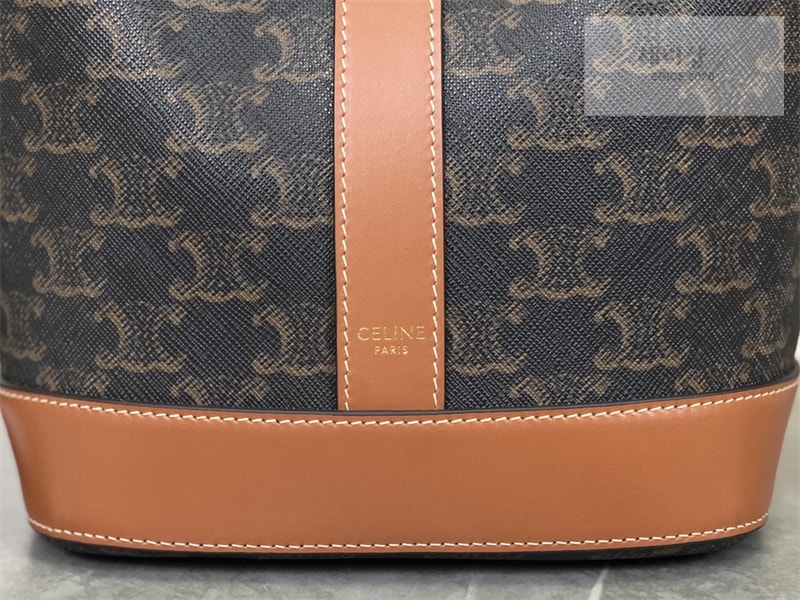 셀린느 셀린느 스몰 버킷백 트리옹프 캔버스 탄 191442 Bag 5번 이미지