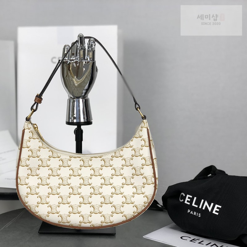 C E L I N E 셀린느 아바 백 트리옹프 캔버스 화이트 193952 Bag 2번 이미지