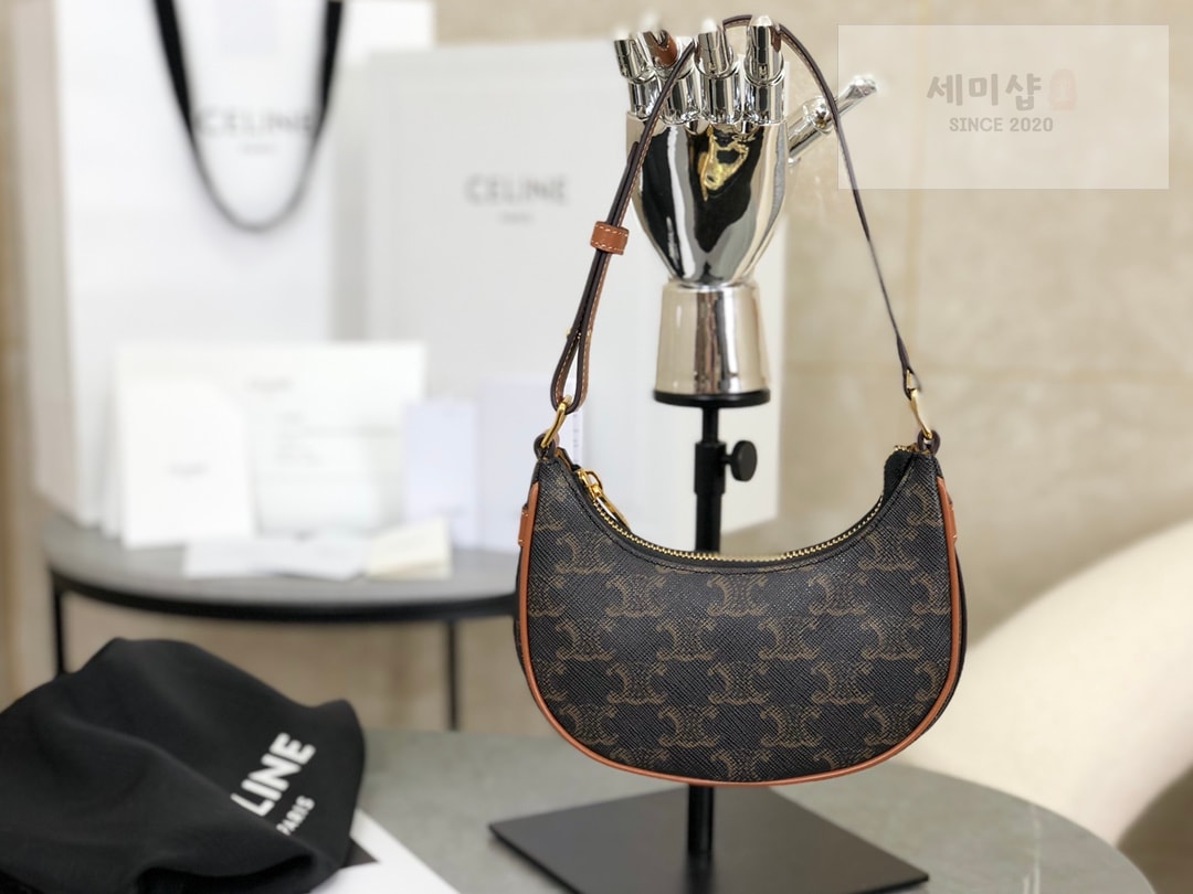 C E L I N E 셀린느 트래오페 캔버스 미니 아바 트리오페 캔버스 Bag 1번 이미지