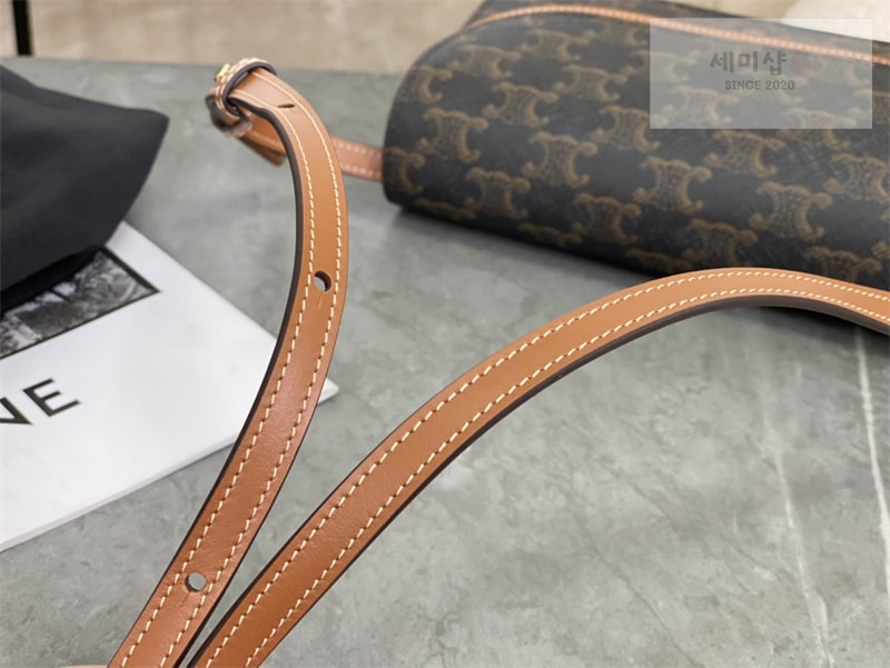 셀린느 셀린느 월렛 온 스트랩 크로스백 트리옹프 캔버스 10D852 Bag 7번 이미지