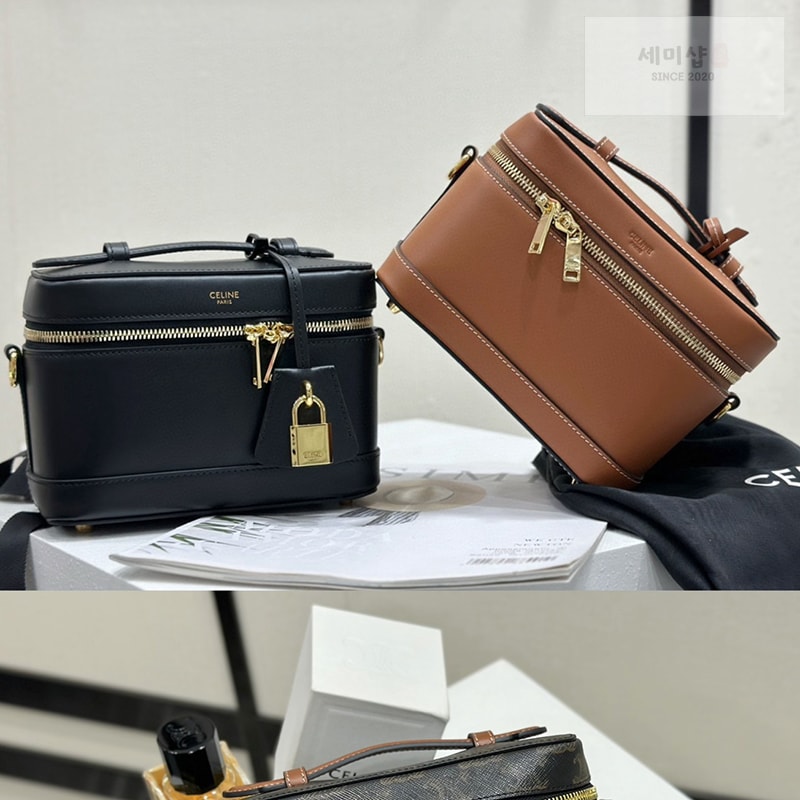 C E L I N E 셀린느 카프스킨 베니티 토트백 119463 탄 Bag 1번 이미지