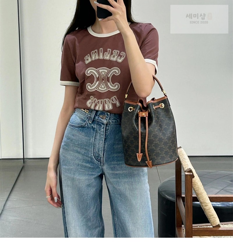 C E L I N E 셀린느 클라라 버킷백 트리옹프 캔버스 116882 Bag 15번 이미지