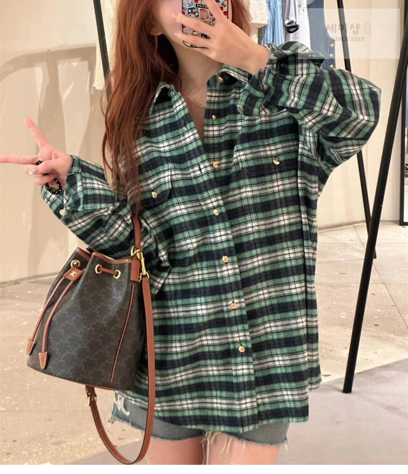 C E L I N E 셀린느 클라라 버킷백 트리옹프 캔버스 116882 Bag 2번 이미지