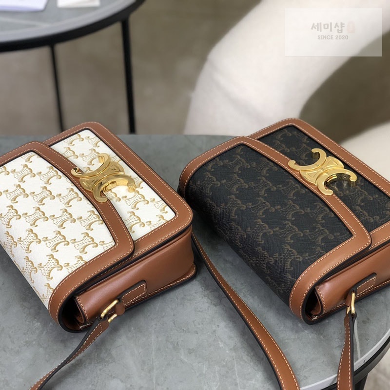 C E L I N E 셀린느 트리옹프 박스백 트리옹프 캔버스 188882 블랙 Bag 1번 이미지